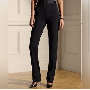 Ralph Lauren Classic Black Straight Leg Pants